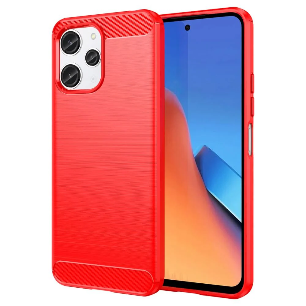 Xiaomi Redmi 12 - Metall Carbon Look Hülle - Image 21