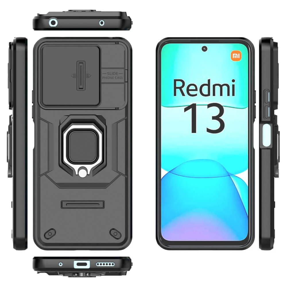 Xiaomi Redmi 13 / Poco M6 - Armor Case mit Kickstand - Image 2