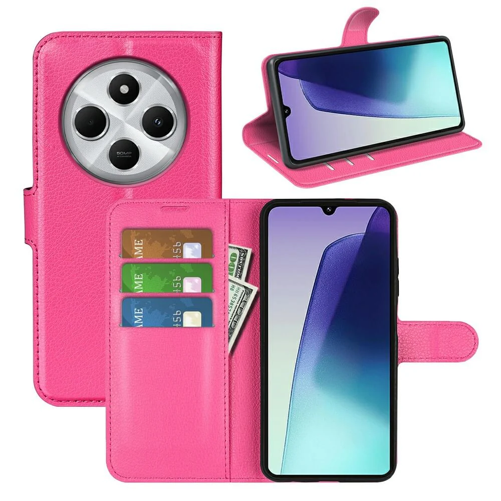 Xiaomi Redmi 14C / Poco C75 - Leder Etui Hülle - Image 47