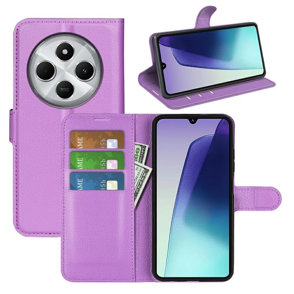 Xiaomi Redmi 14C / Poco C75 - Leder Etui Hülle - Image 54