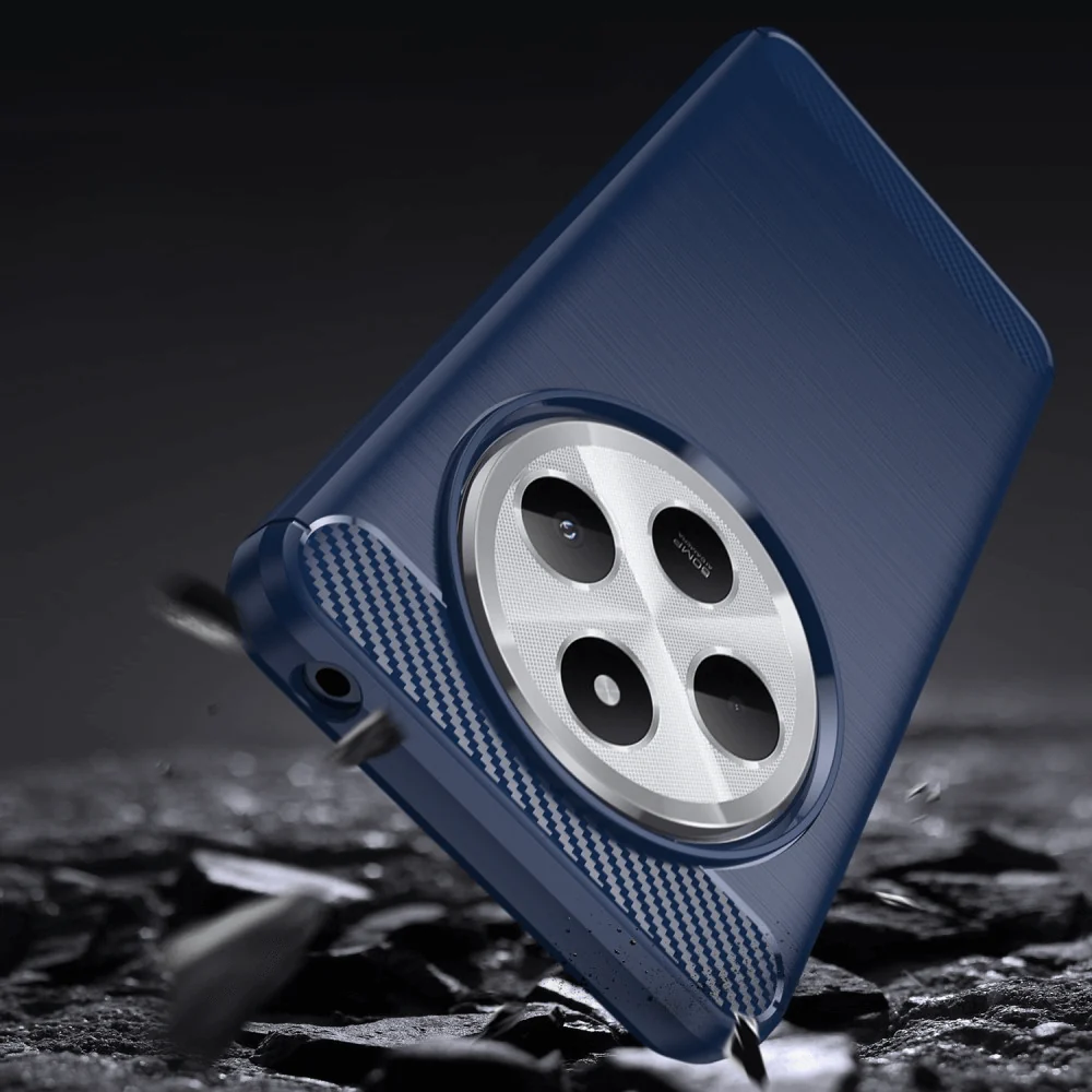 Xiaomi Redmi 14C / Poco C75 - Metall Carbon Look Hülle - Image 14