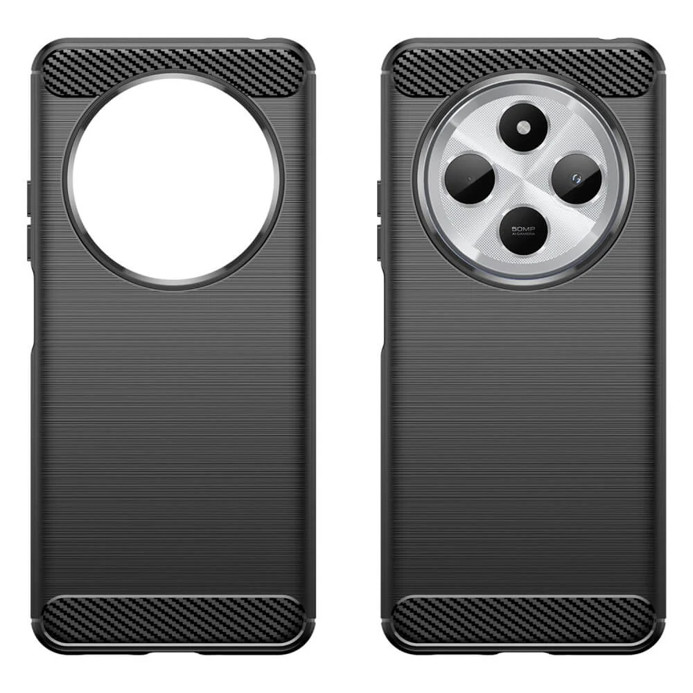 Xiaomi Redmi 14C / Poco C75 - Metall Carbon Look Hülle - Image 5