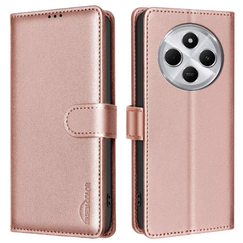 Xiaomi Redmi 14C / Poco C75 / Redmi A4 5G - BINFEN Leder Etui Hülle mit RFID Blocker - Image 20
