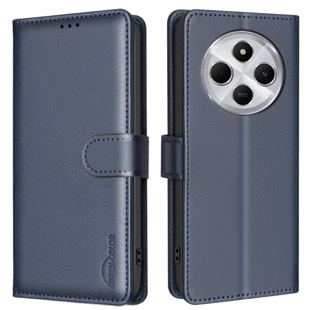Xiaomi Redmi 14C / Poco C75 / Redmi A4 5G - BINFEN Leder Etui Hülle mit RFID Blocker - Image 38
