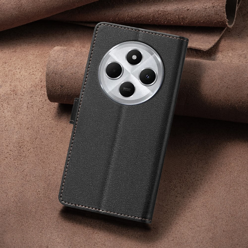 Xiaomi Redmi 14C / Poco C75 / Redmi A4 5G - BINFEN Leder Etui Hülle mit RFID Blocker - Image 6