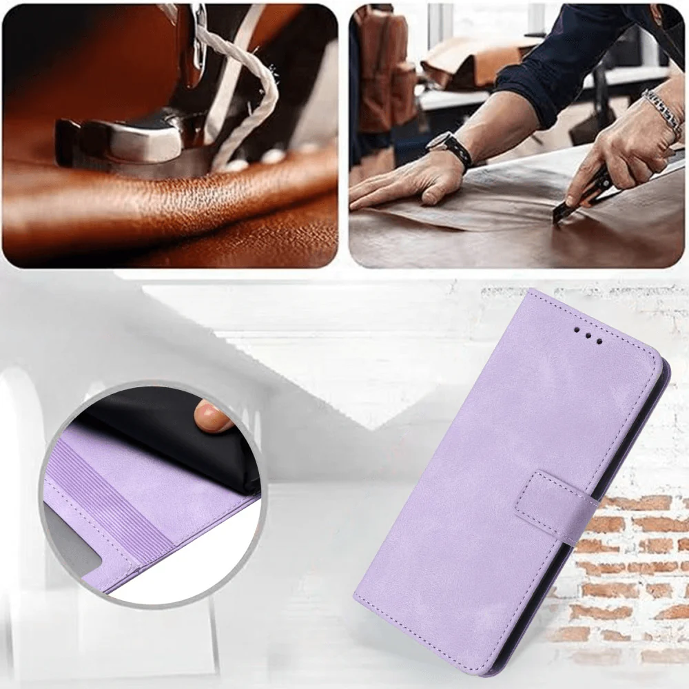 Xiaomi Redmi 14C / Poco C75 – Wildleder Look Etui im Vintage Design - Image 13