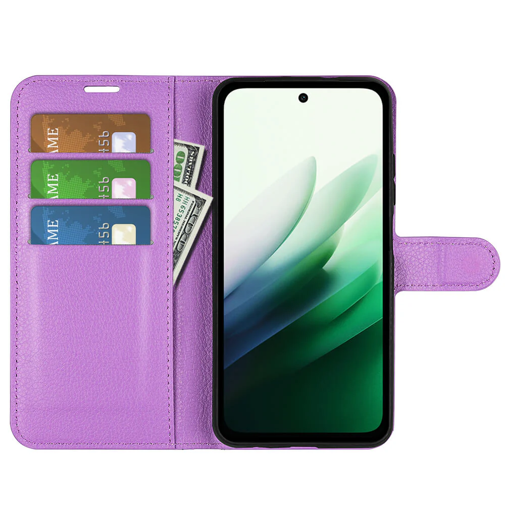 Xiaomi Redmi 15 - Leder Etui Hülle - Image 27
