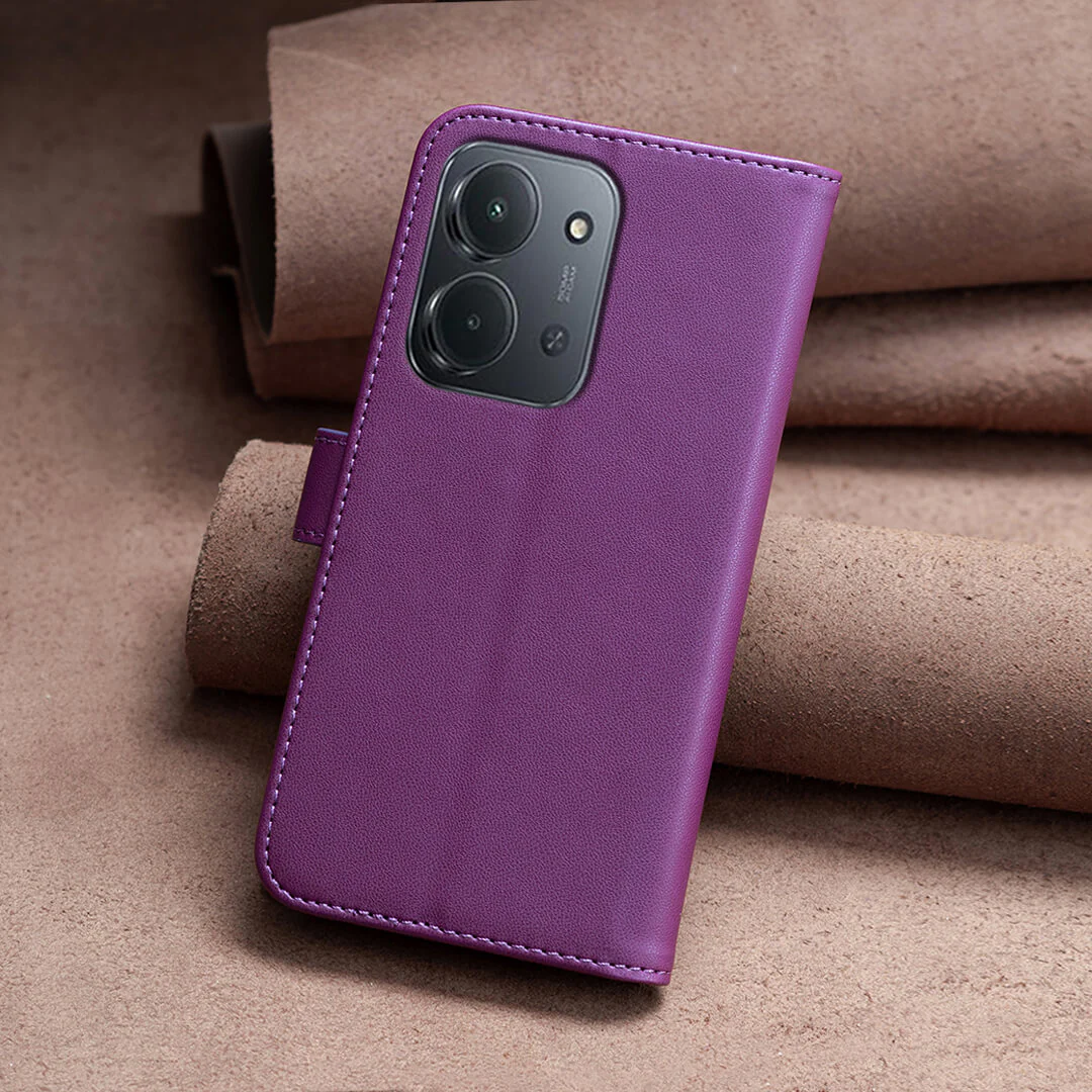 Xiaomi Redmi 15C - BINFEN Leder Etui Hülle mit RFID Blocker - Image 3