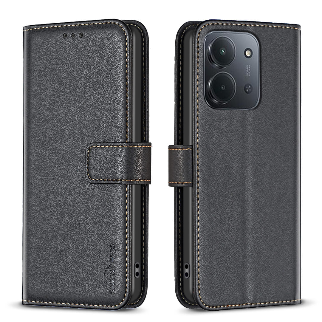 Xiaomi Redmi 15C - BINFEN Leder Etui Hülle mit RFID Blocker - Image 9