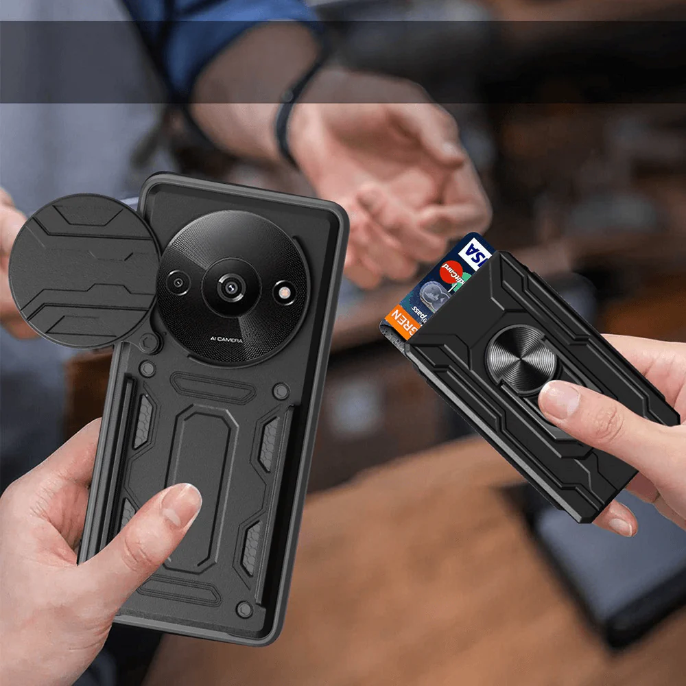 Xiaomi Redmi A3 - Armor Case mit Kickstand - Image 4