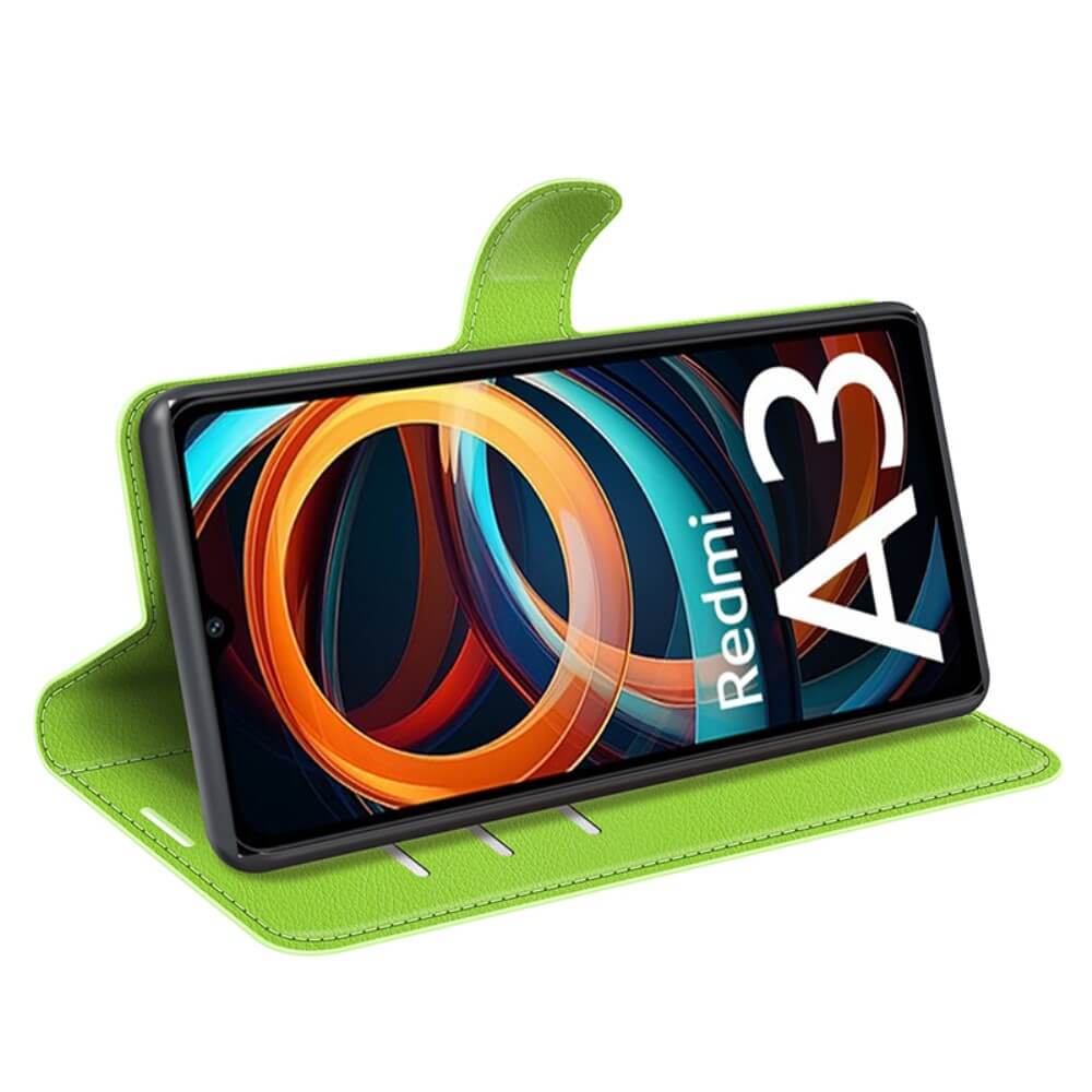 Xiaomi Redmi A3 - Leder Etui Hülle - Image 34