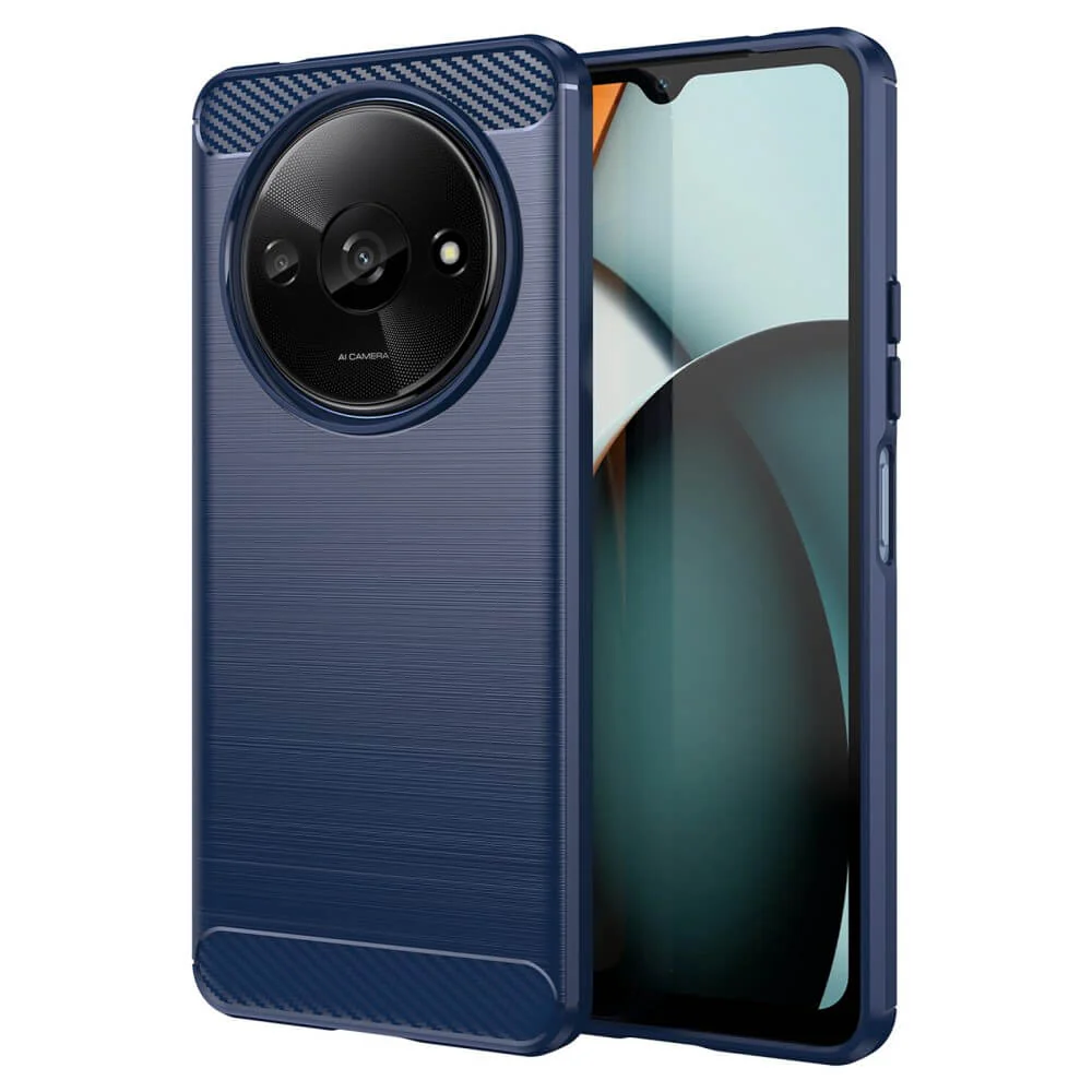 Xiaomi Redmi A3 - Metall Carbon Look Hülle - Image 13