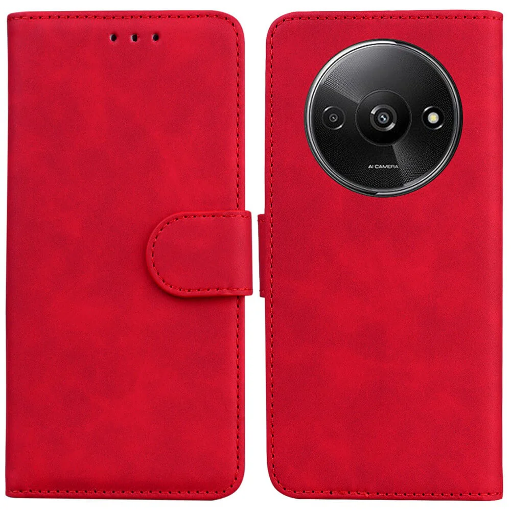 Xiaomi Redmi A3 - Solide Leder Etui Hülle - Image 6