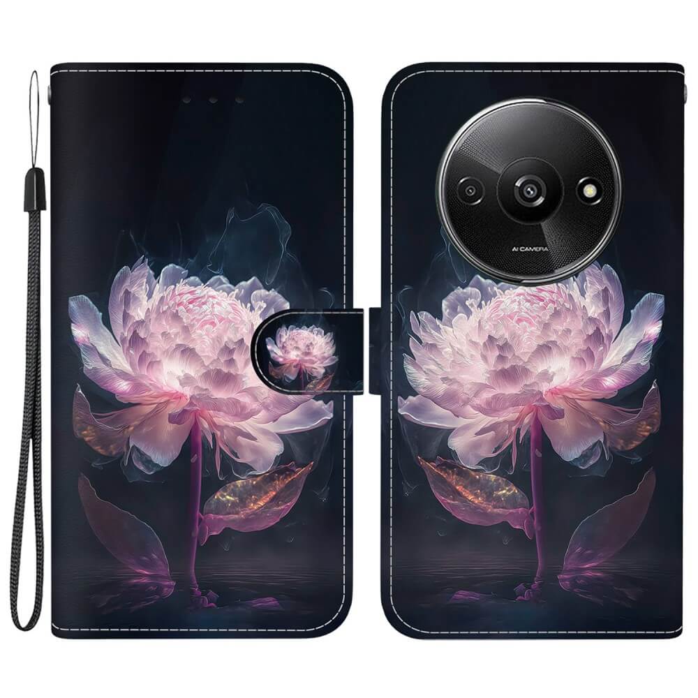 Xiaomi Redmi A3 - Tasche Hülle mit Blüten Motiv - Image 14