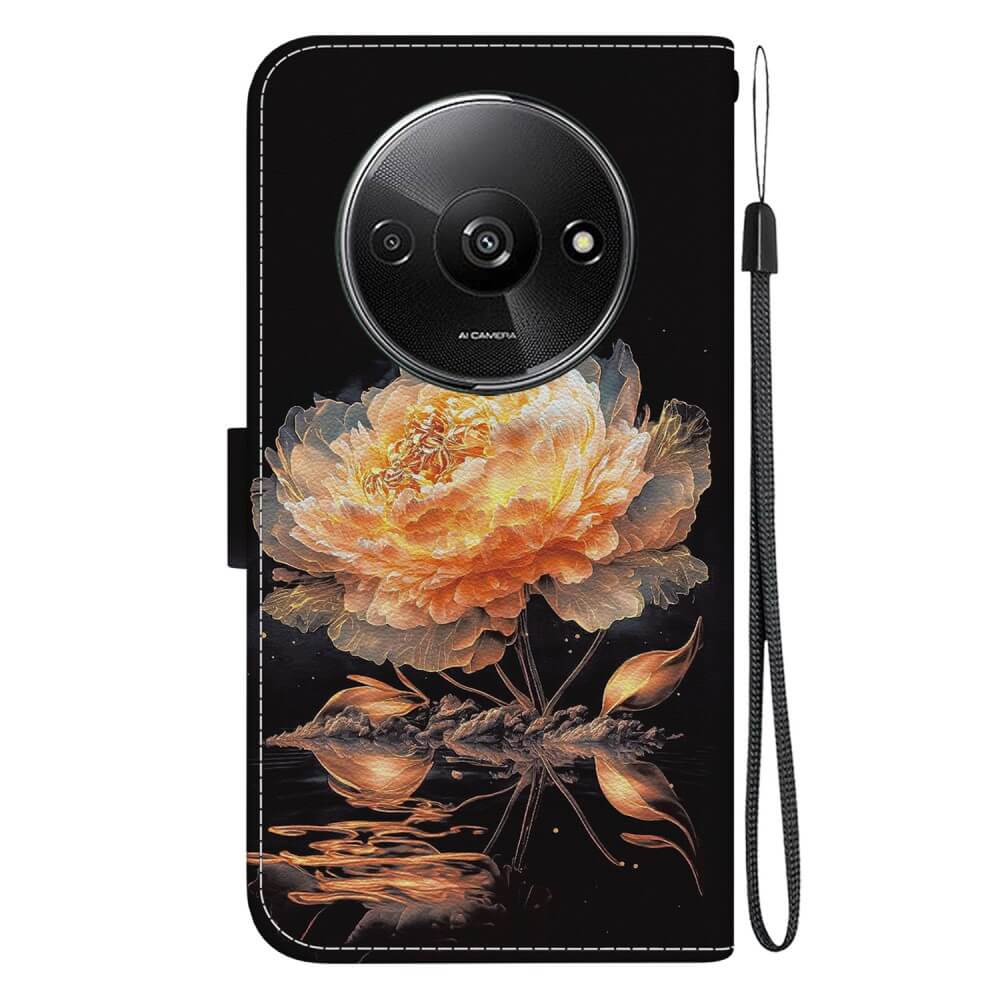 Xiaomi Redmi A3 - Tasche Hülle mit Blüten Motiv - Image 18