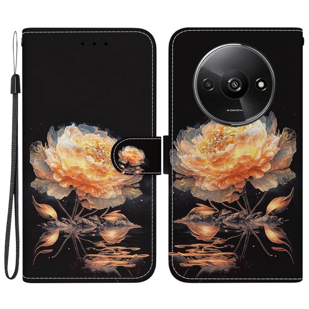 Xiaomi Redmi A3 - Tasche Hülle mit Blüten Motiv - Image 21