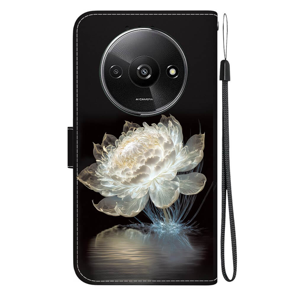 Xiaomi Redmi A3 - Tasche Hülle mit Blüten Motiv - Image 27
