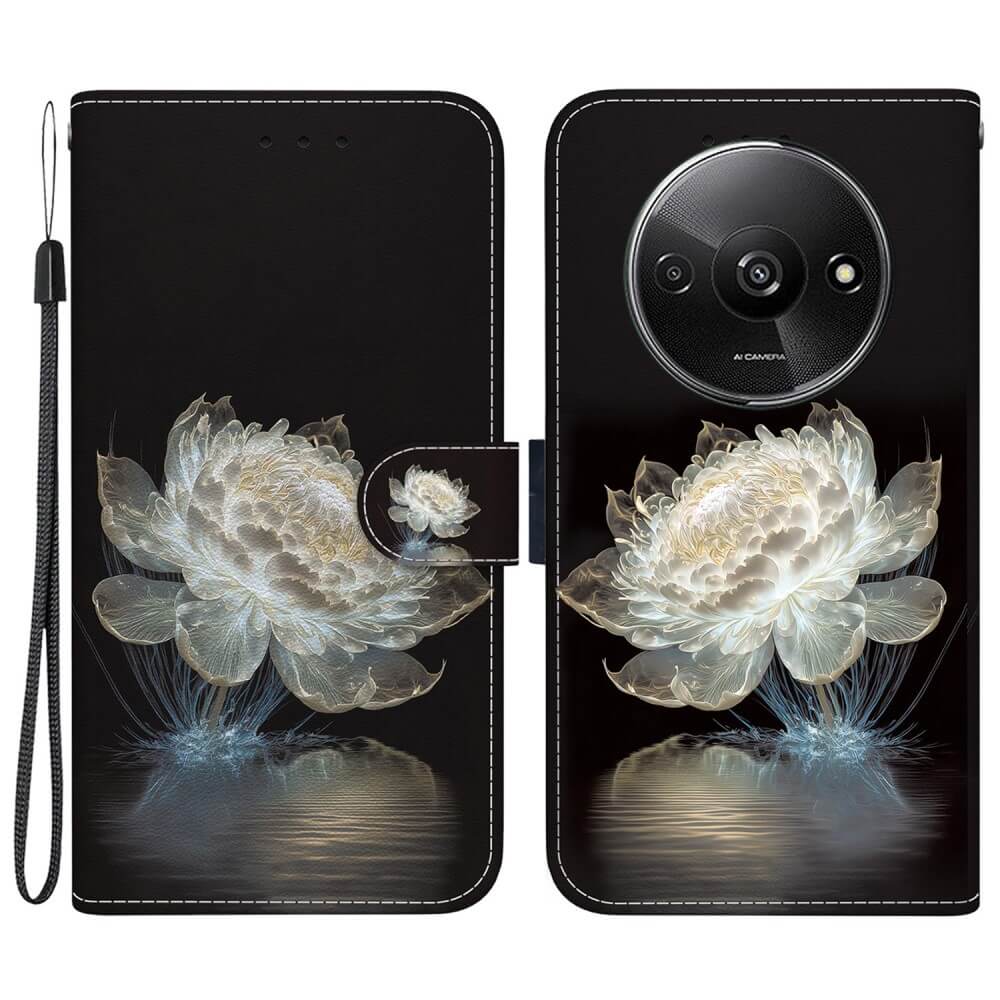 Xiaomi Redmi A3 - Tasche Hülle mit Blüten Motiv - Image 28