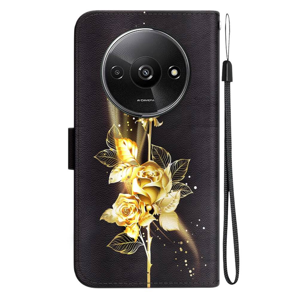 Xiaomi Redmi A3 - Tasche Hülle mit Blüten Motiv - Image 5