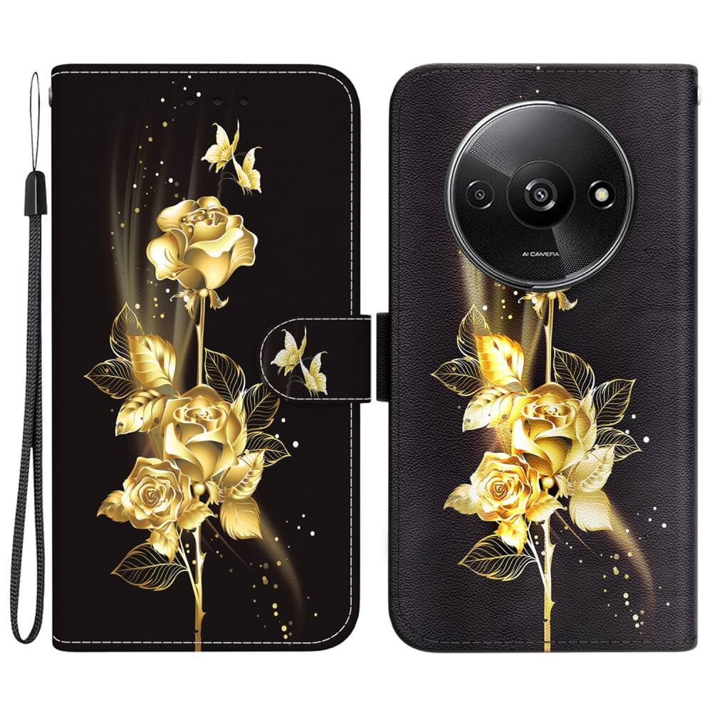 Xiaomi Redmi A3 - Tasche Hülle mit Blüten Motiv - Image 7