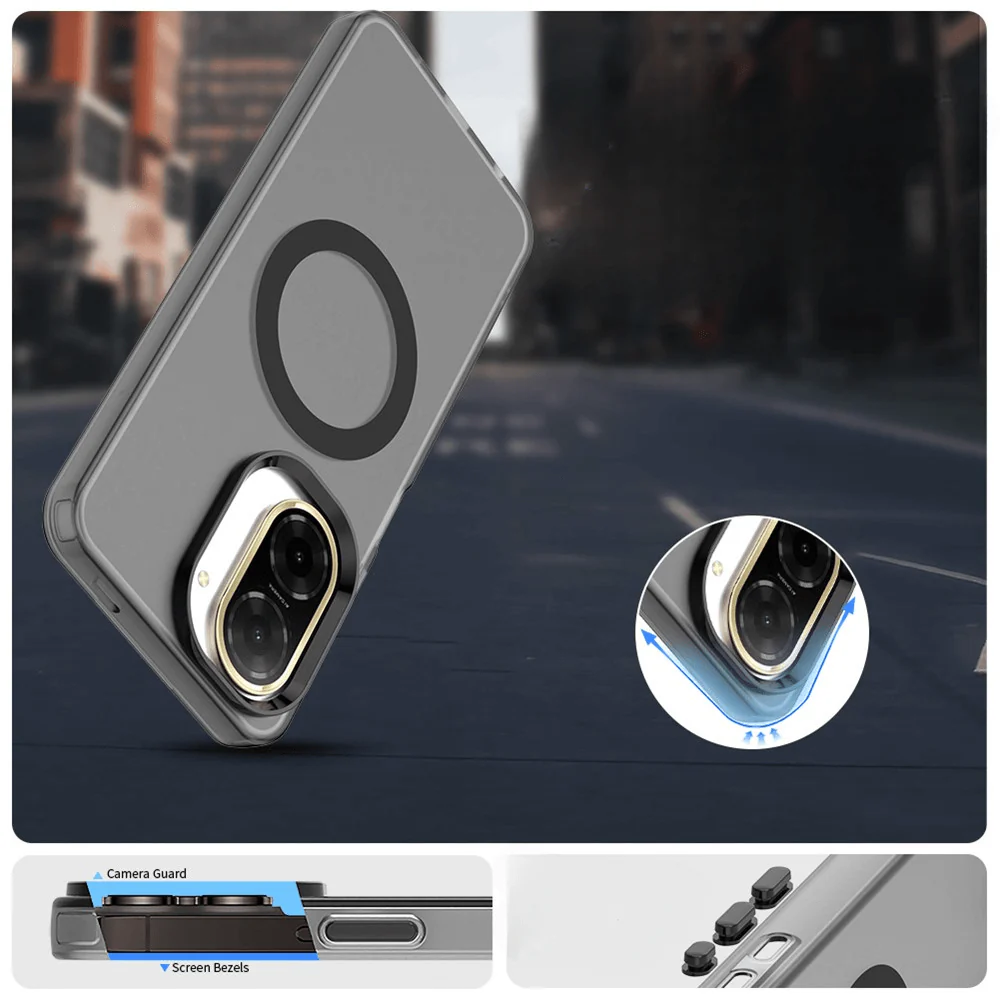 Xiaomi Redmi A5 / Poco C71 - Acryl-Handyhülle mit Magnet und Farbakzent - Image 11