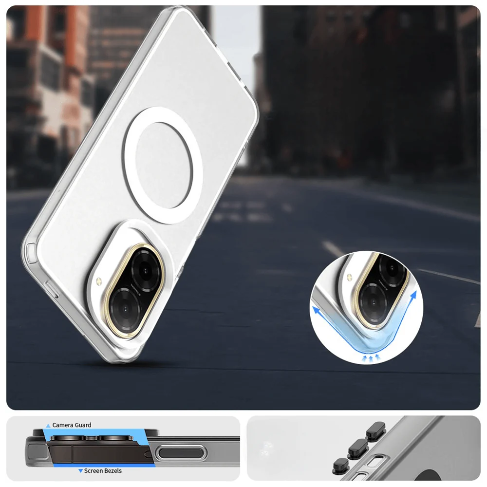 Xiaomi Redmi A5 / Poco C71 - Acryl-Handyhülle mit Magnet und Farbakzent - Image 7