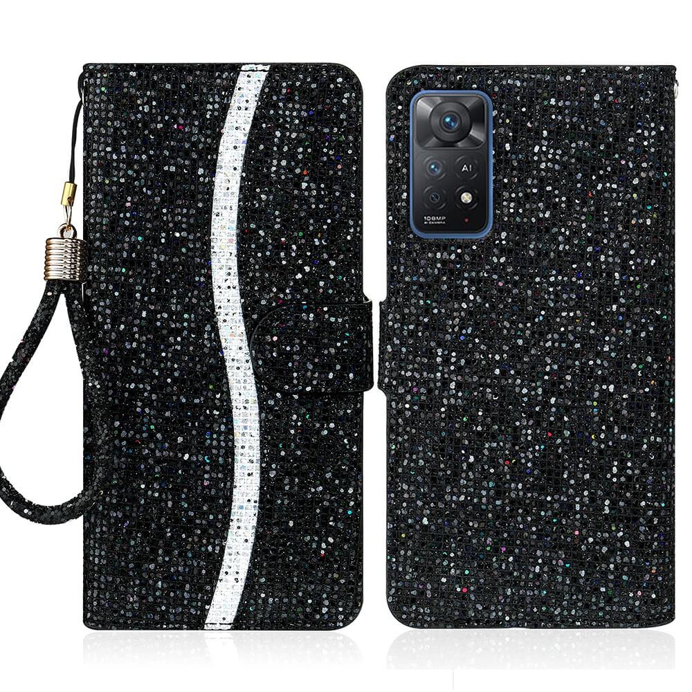 Xiaomi Redmi Note 11 Pro / 12 Pro - Glitter Leder Etui - Image 22