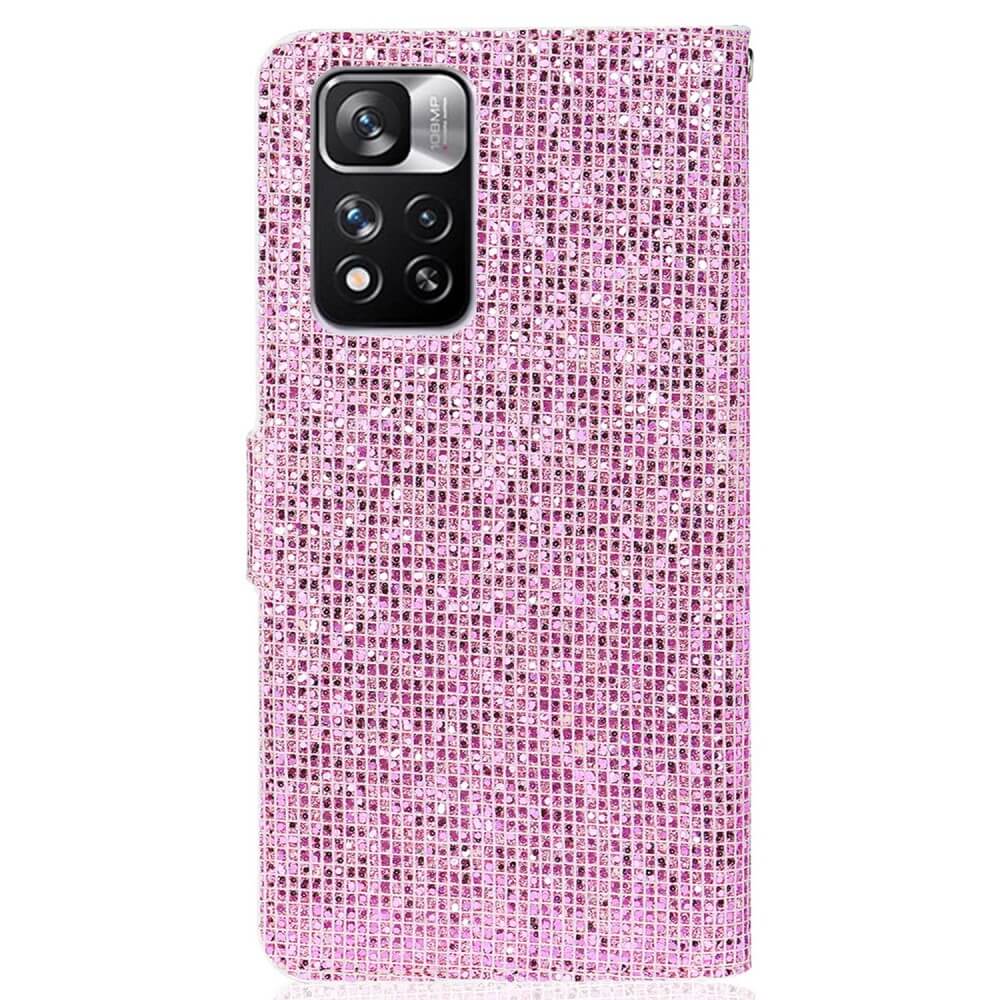 Xiaomi Redmi Note 11 Pro+ - Glitter Leder Etui - Image 21