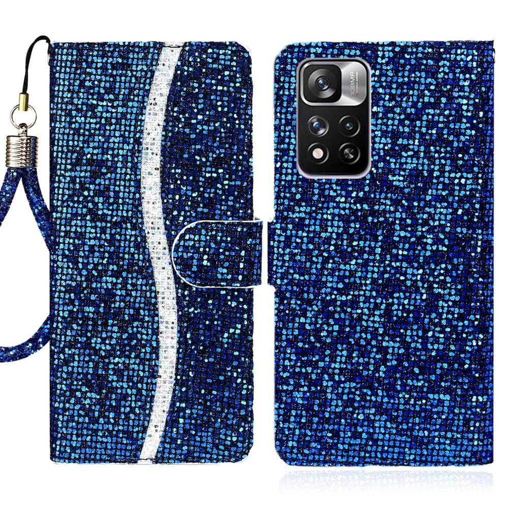 Xiaomi Redmi Note 11 Pro+ - Glitter Leder Etui - Image 23