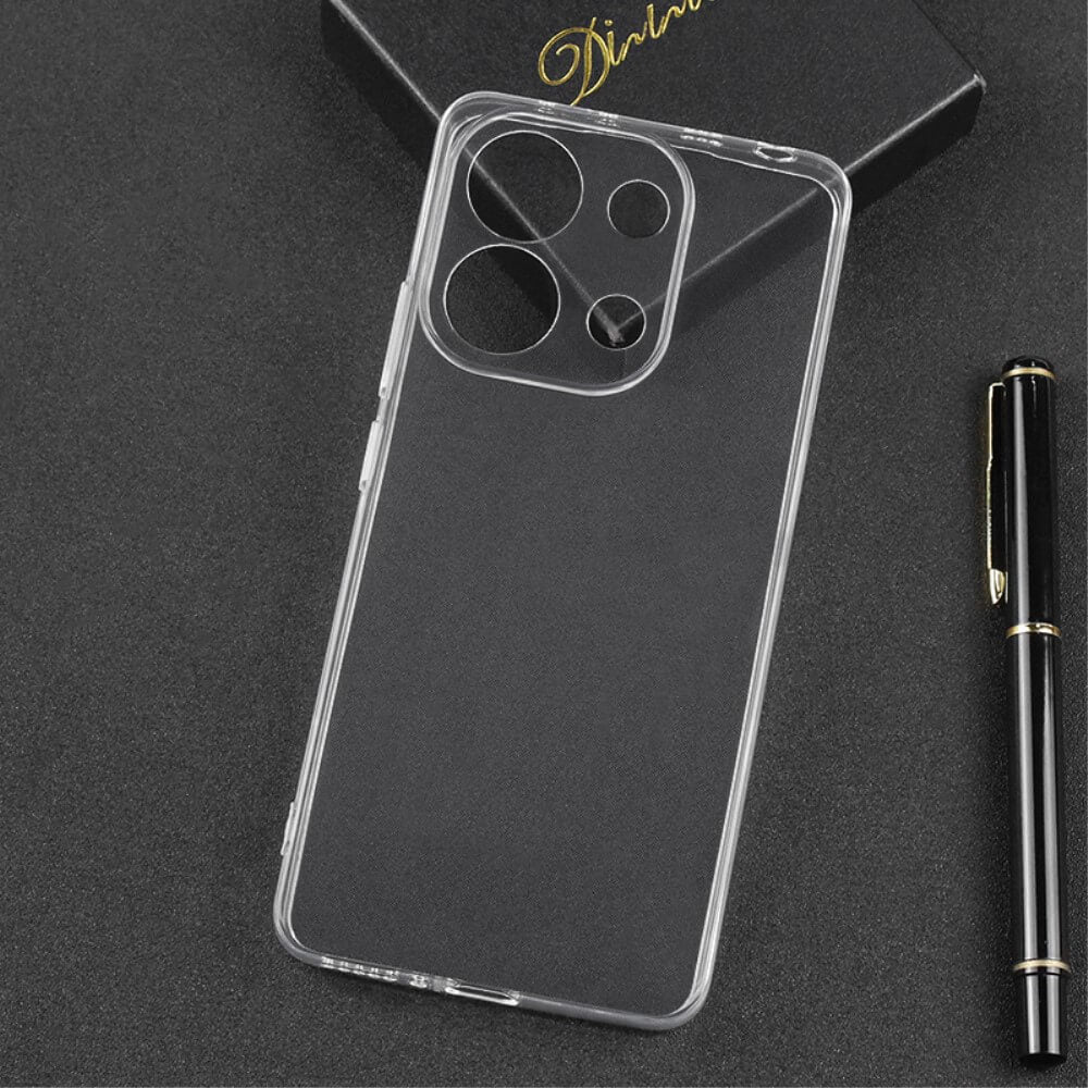 Xiaomi Redmi Note 13 5G - Silikon Gummi Case Transparent