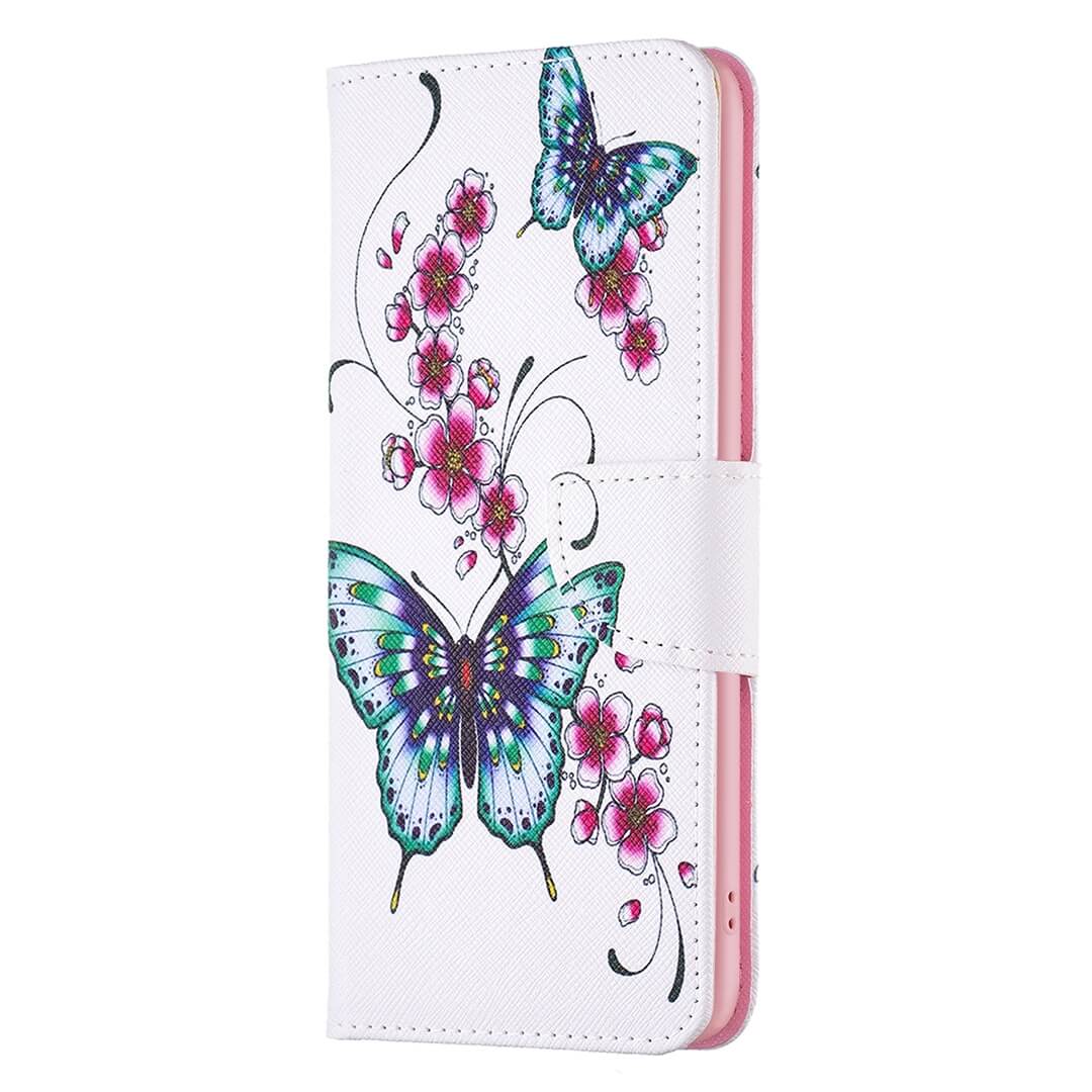Xiaomi Redmi Note 13 Pro+ - Etui Hülle Schmetterling Weiss - Image 4