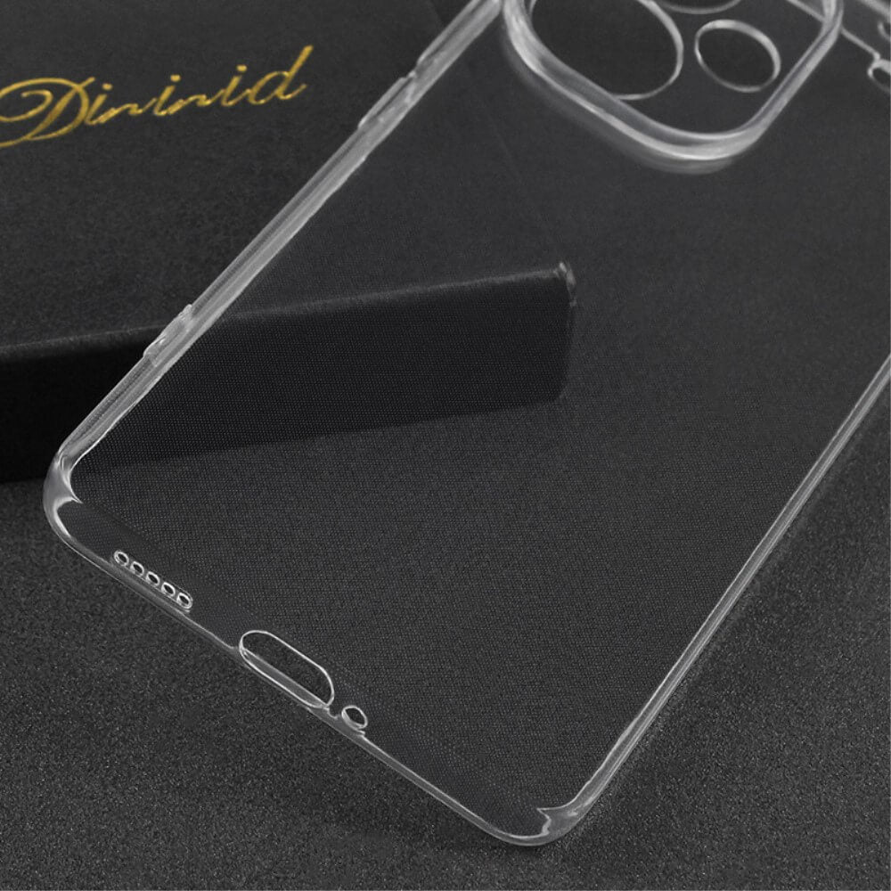 Xiaomi Redmi Note 13 Pro+ - Silikon Gummi Case Transparent - Image 3