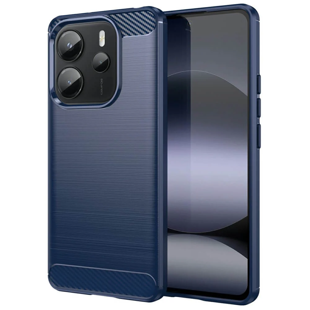 Xiaomi Redmi Note 14 4G - Metall Carbon Look Hülle - Image 13