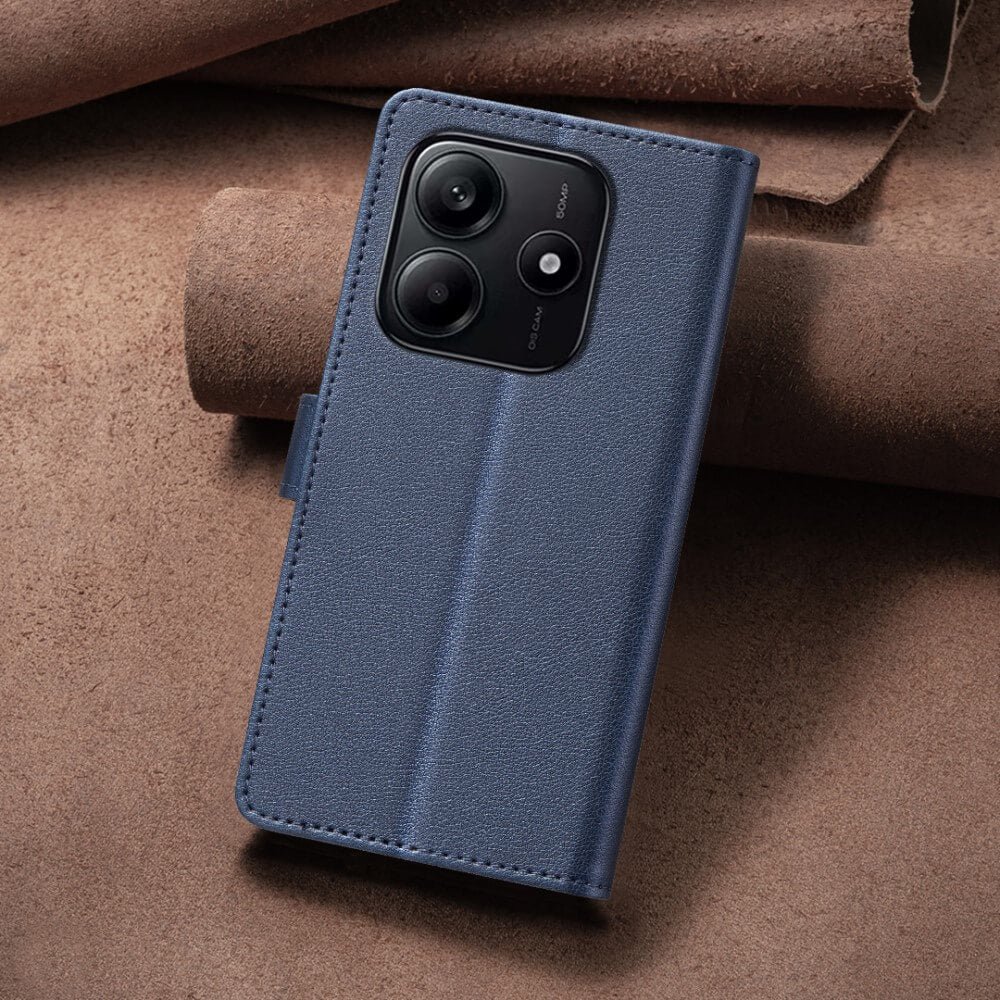 Xiaomi Redmi Note 14 5G - BINFEN Leder Etui Hülle mit RFID Blocker - Image 37