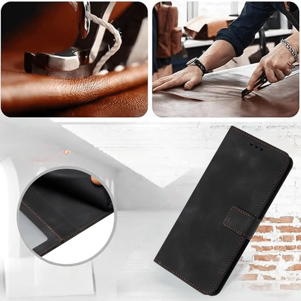 Xiaomi Redmi Note 14 5G – Wildleder Look Etui im Vintage Design - Image 32