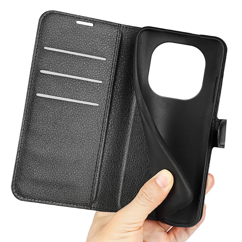 Xiaomi Redmi Note 14 Pro 4G - Leder Etui Hülle - Image 3