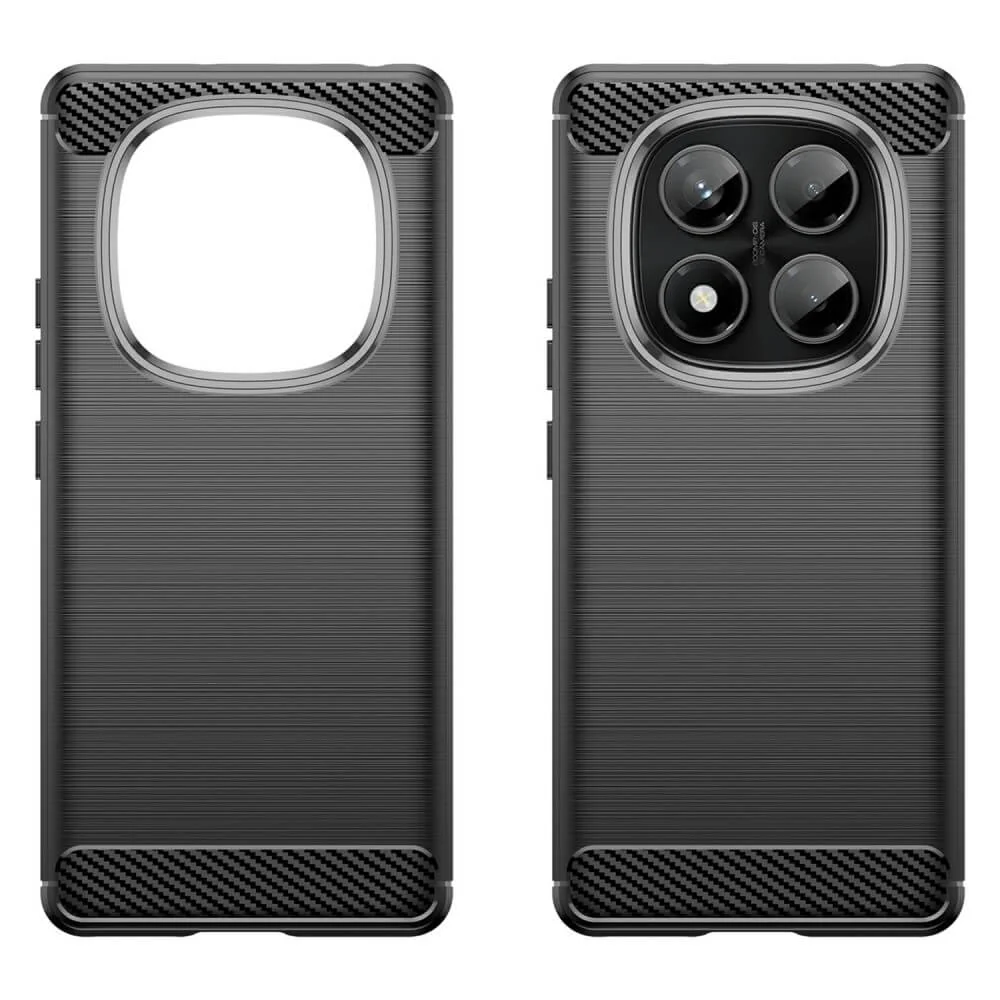 Xiaomi Redmi Note 14 Pro 4G - Metall Carbon Look Hülle - Image 2