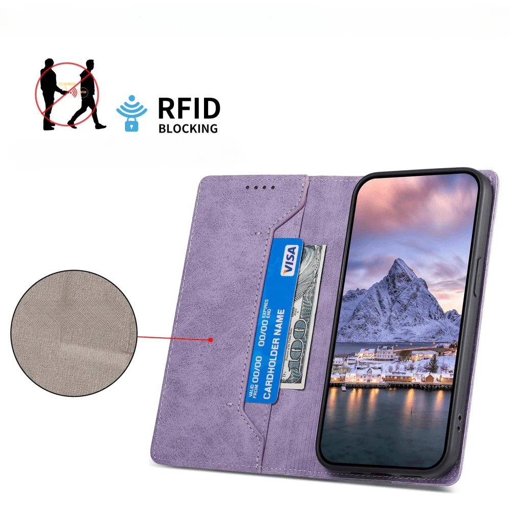 Xiaomi Redmi Note 14 Pro 5G / Poco X7 - Flip Case mit RFID Blocker - Image 23