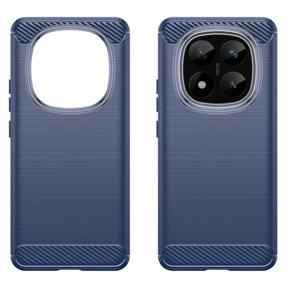 Xiaomi Redmi Note 14 Pro+ Plus - Metall Carbon Look Hülle - Image 13