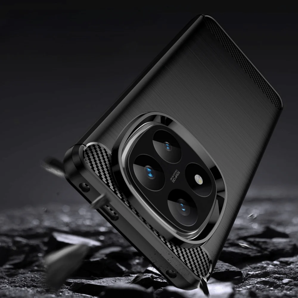 Xiaomi Redmi Note 14 Pro+ Plus - Metall Carbon Look Hülle - Image 4