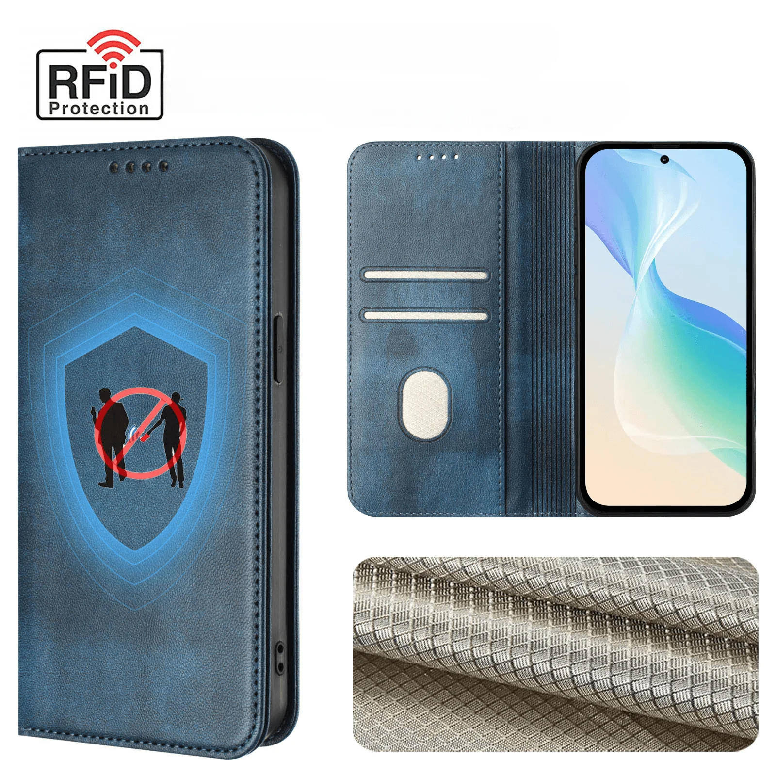 Xiaomi Redmi Note 15 5G - Flip Case mit RFID Blocker - Image 29