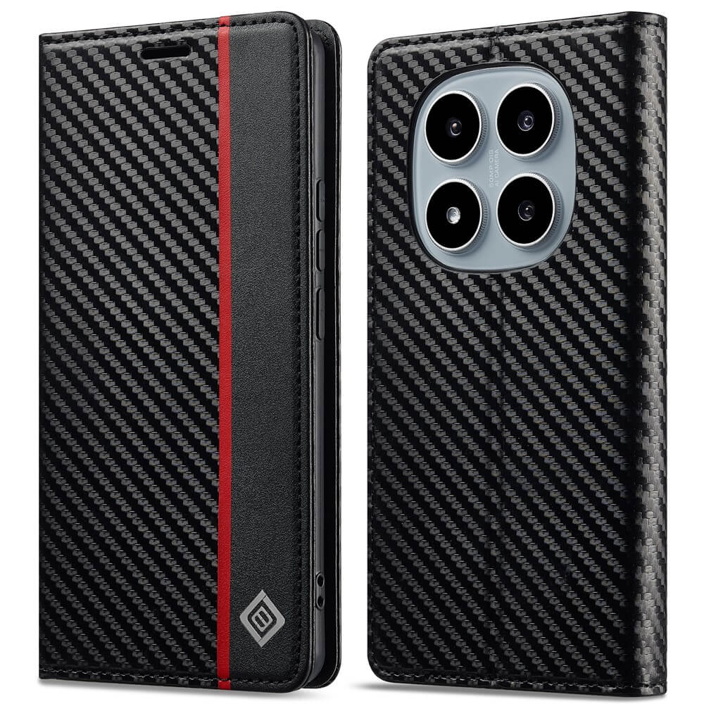 Xiaomi Redmi Note 15 5G - LC.IMEEKE Hülle Carbon Fiber