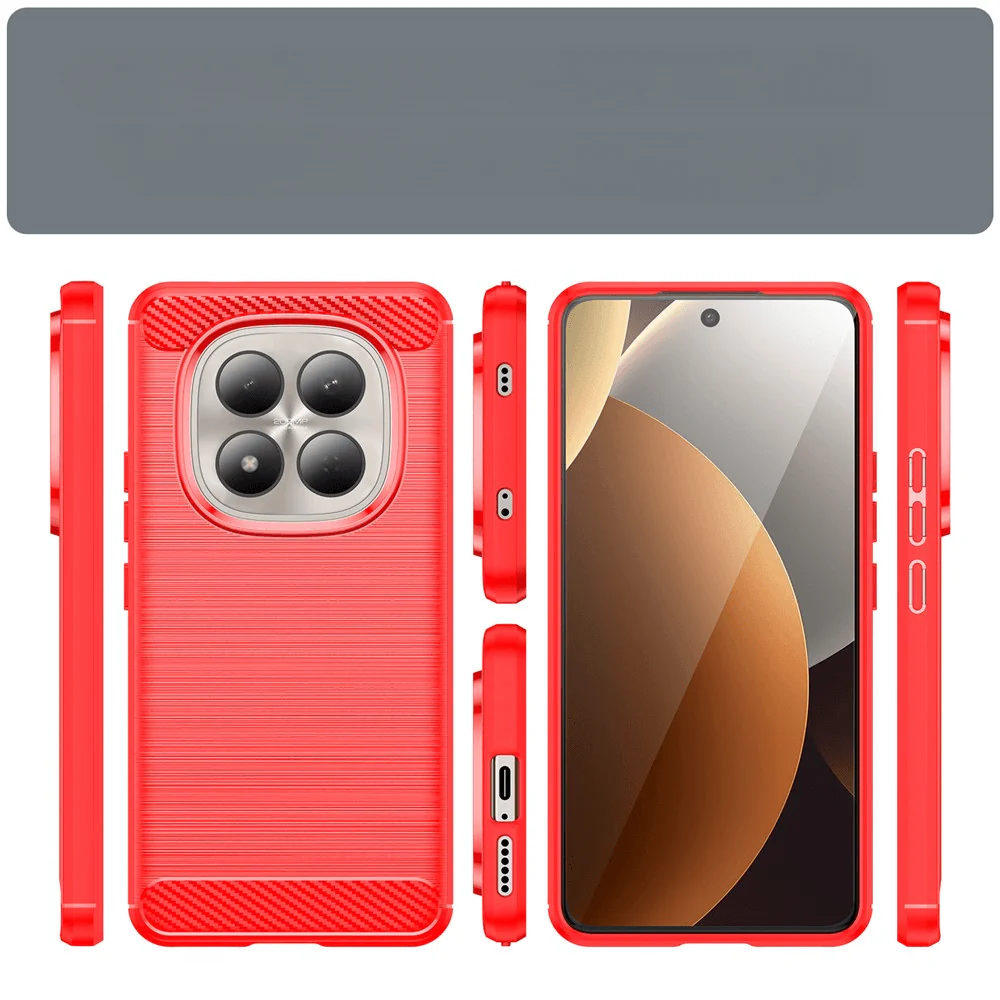 Xiaomi Redmi Note 15 Pro 4G - Metall Carbon Look Hülle - Image 11