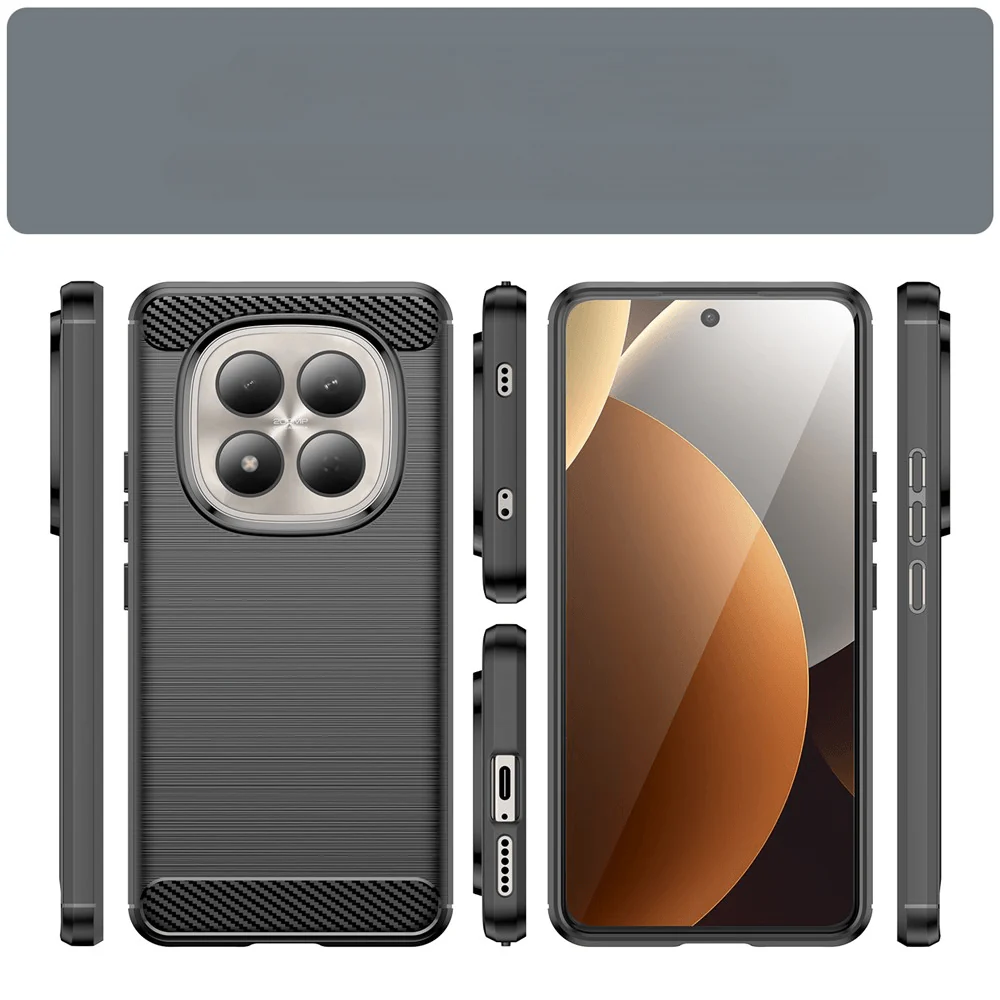 Xiaomi Redmi Note 15 Pro 4G - Metall Carbon Look Hülle - Image 7
