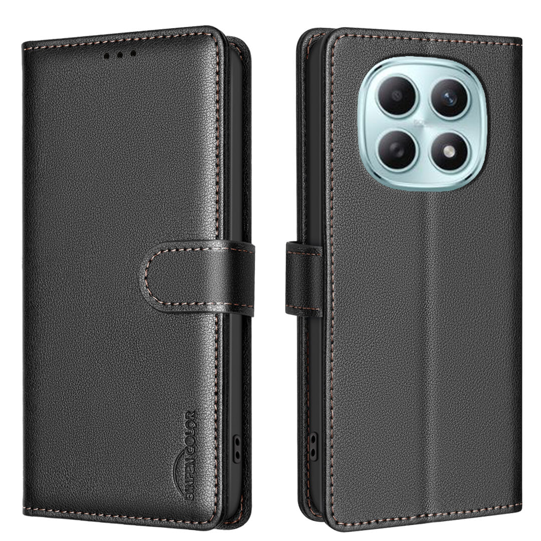 Xiaomi Redmi Note 15 Pro 5G - BINFEN Leder Etui Hülle mit RFID Blocker