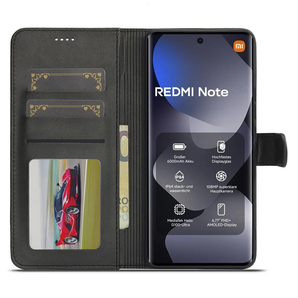 Xiaomi Redmi Note 15 Pro 5G - LC.IMEEKE Leder Etui Hülle - Image 4