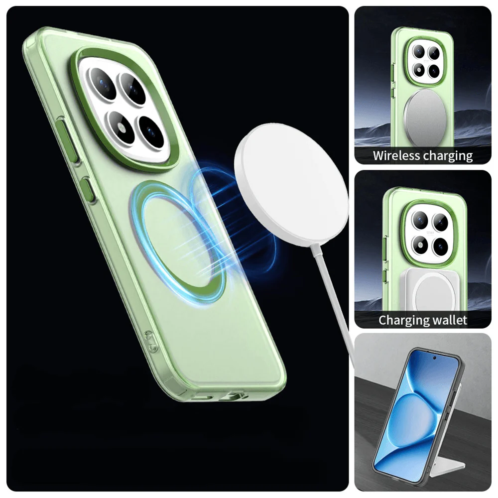 Xiaomi Redmi Note 15 Pro+ / Poco M8 Pro - Acryl-Handyhülle mit Magnet und Farbakzent - Image 5