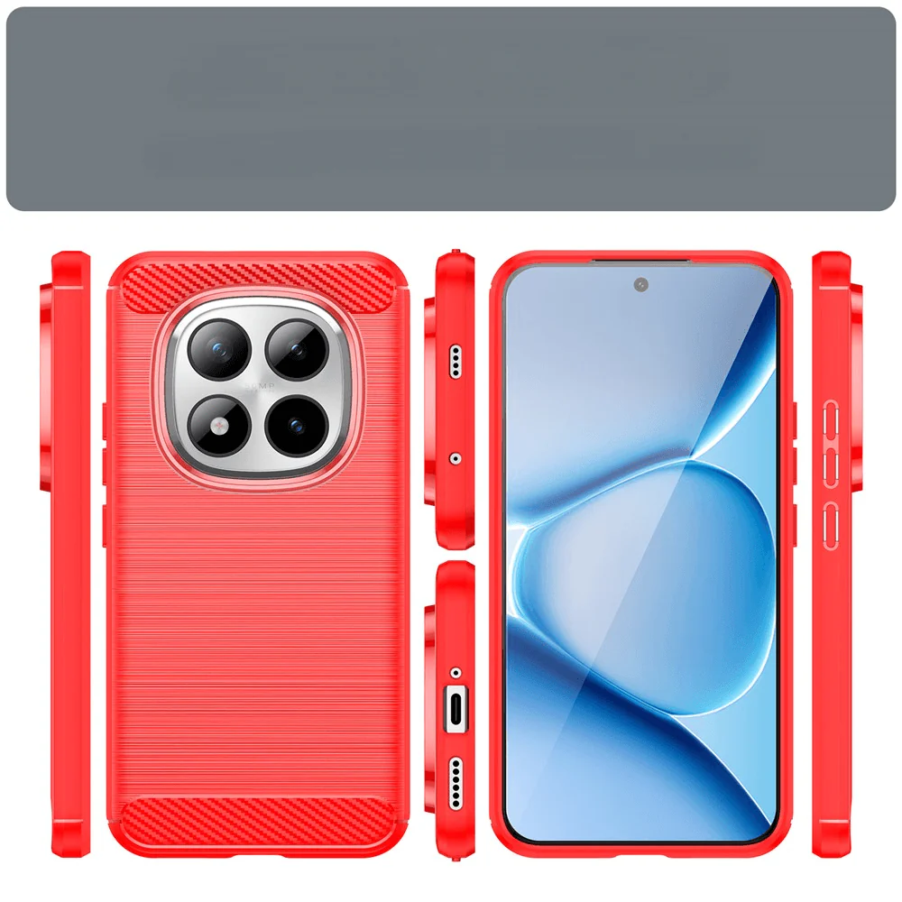 Xiaomi Redmi Note 15 Pro+ / Poco M8 Pro - Metall Carbon Look Hülle - Image 7