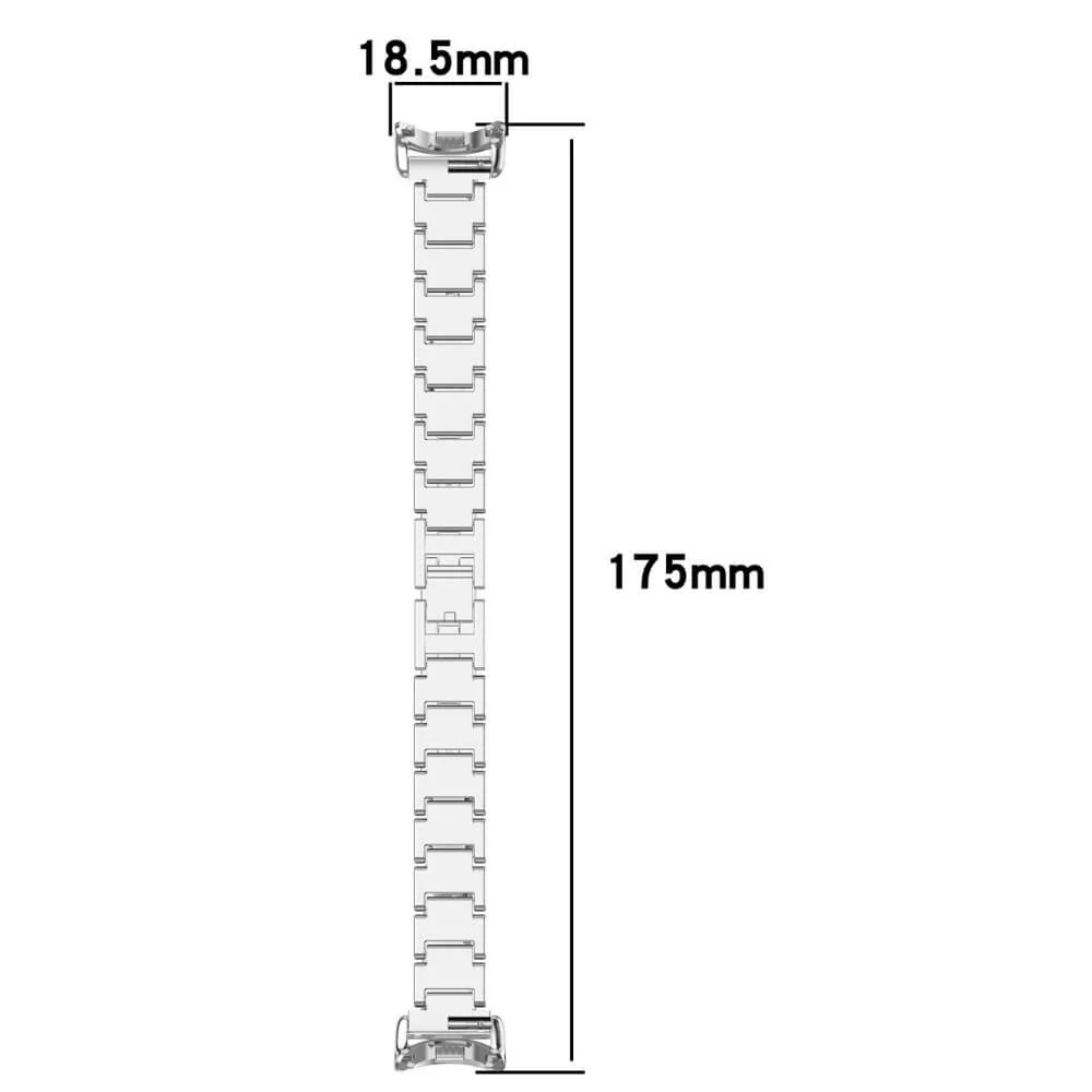 Xiaomi Smart Band 9 / 8 - Edelstahl mit Strass Armband - Image 15