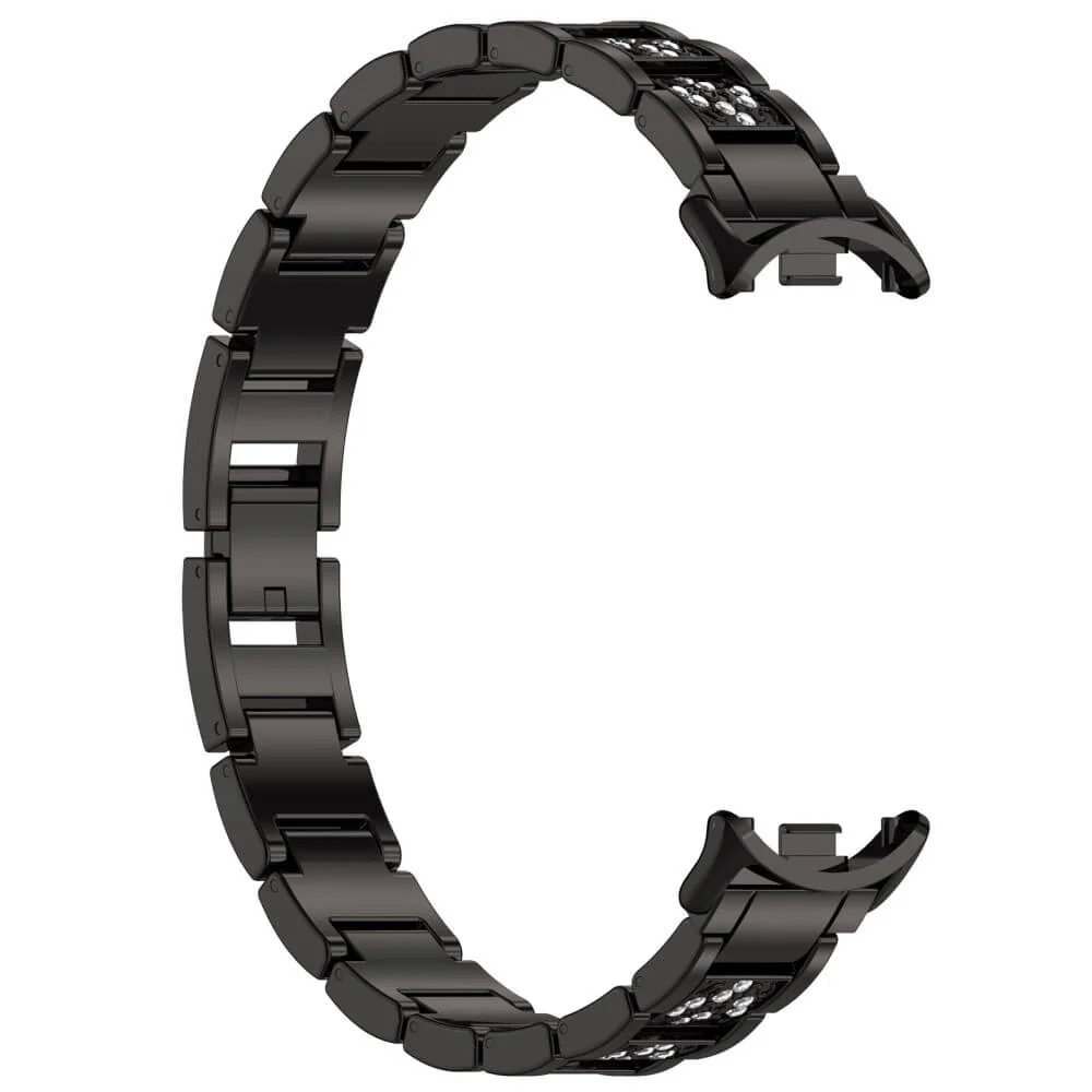 Xiaomi Smart Band 9 / 8 - Edelstahl mit Strass Armband - Image 3